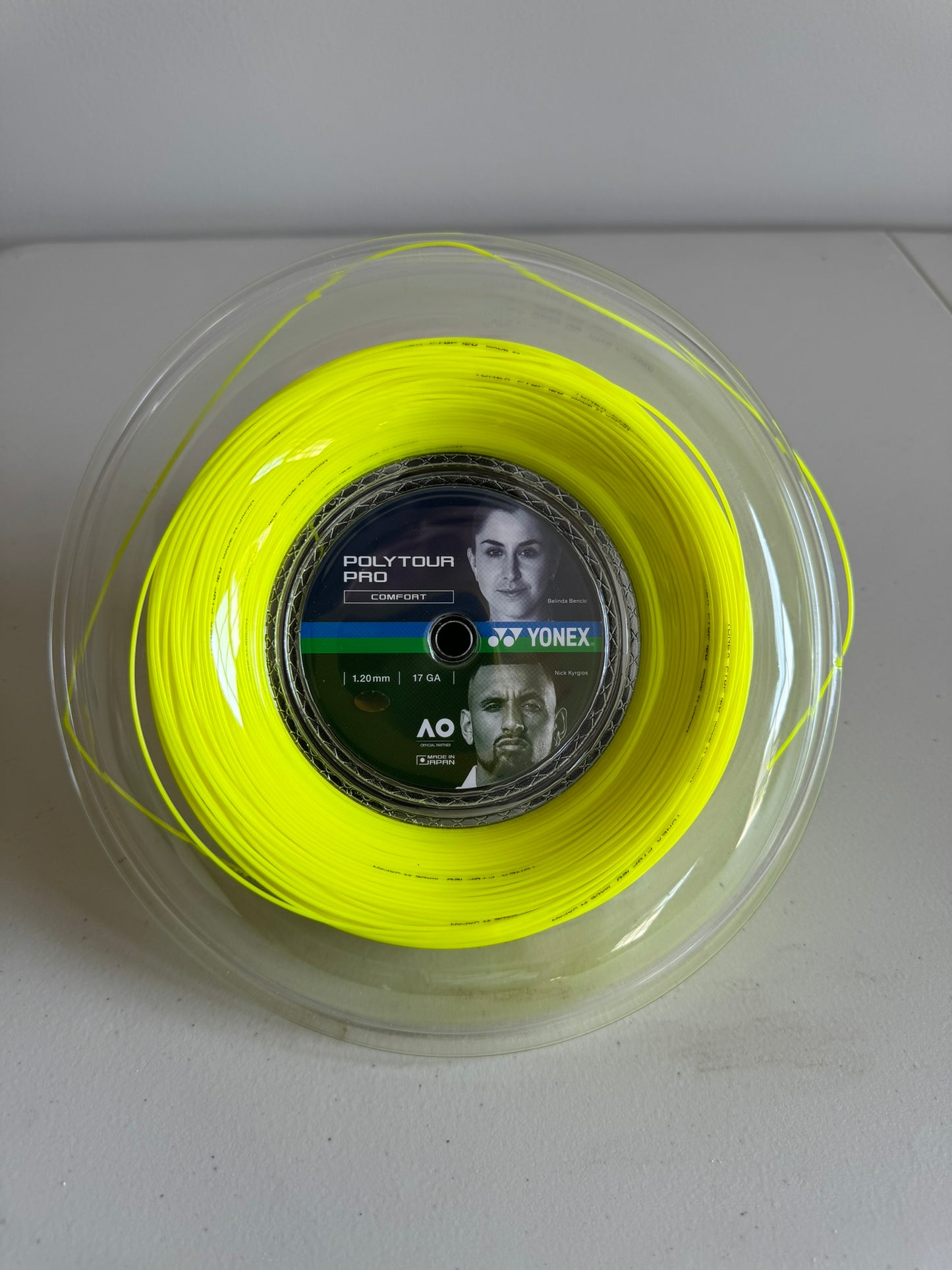 Yonex Poly Tour Pro 17 Reel | 1.20mm PTP 120 Tennis String | Full 200m