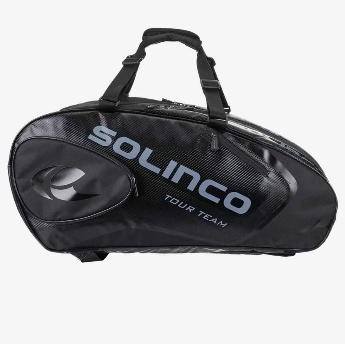 Solinco 15-Pack Tour Team Tennis Racquet Bag Blackout