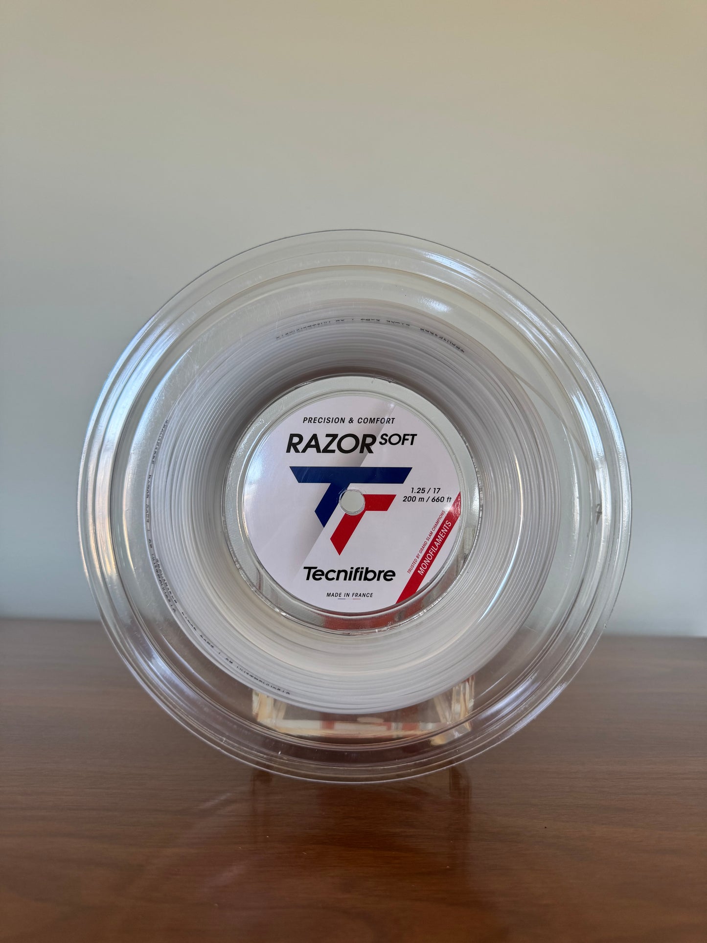 Tecnifibre Razor Soft 17 Reel | 1.25mm Tennis String 200m/660ft
