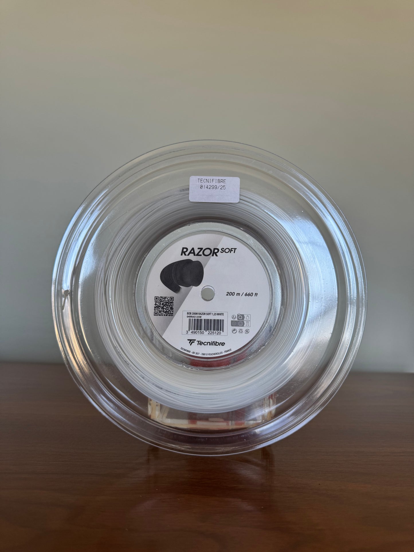 Tecnifibre Razor Soft 17 Reel | 1.25mm Tennis String 200m/660ft