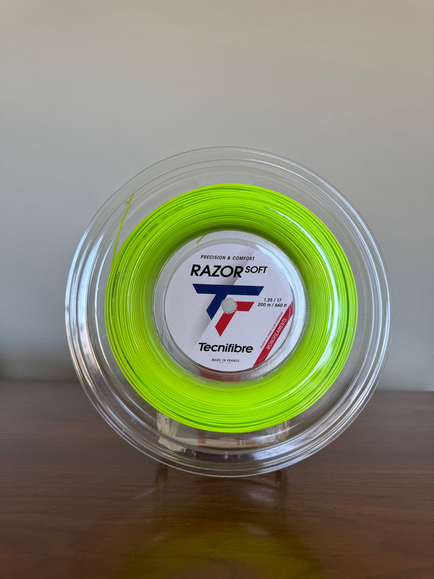 Tecnifibre Razor Soft 17 Reel | 1.25mm Tennis String 200m/660ft